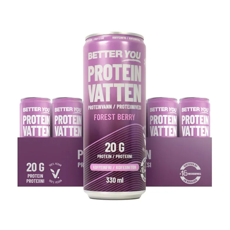 24 x Better You Proteinvatten 330 ml Forest Berry