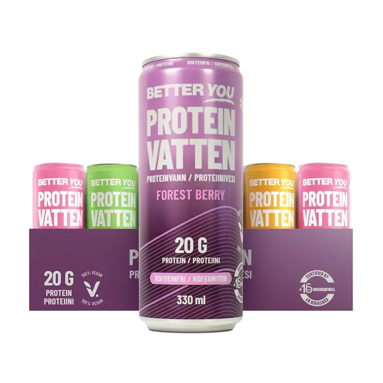 24 x Better You Proteinvatten 330 ml Mixflak