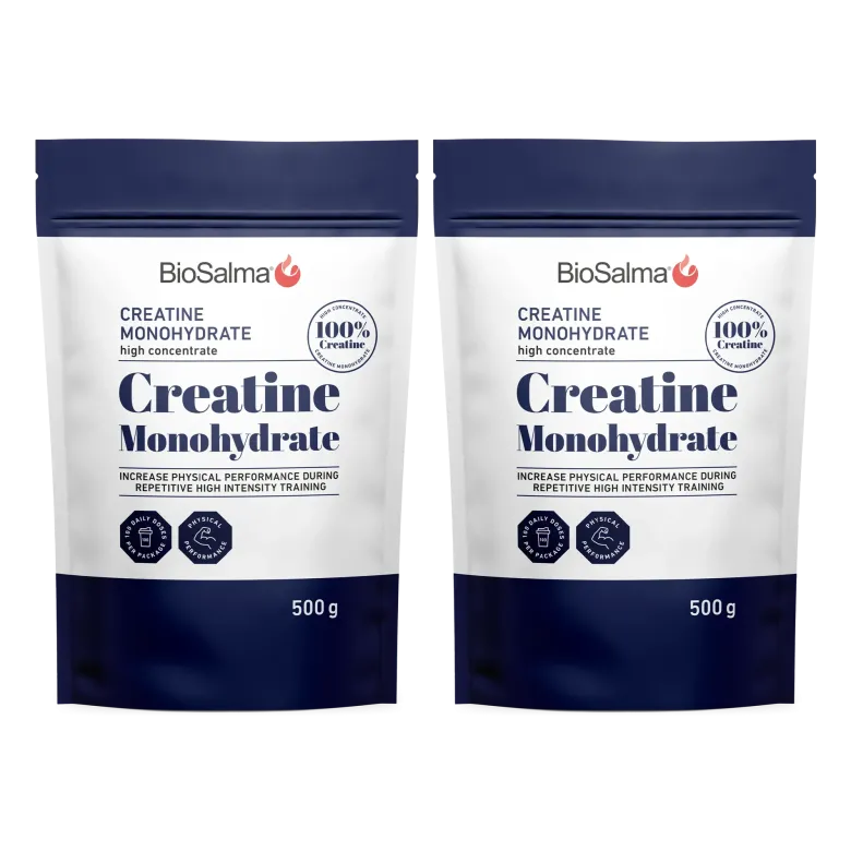 2 x BioSalma Creatine Monohydrat 500 g