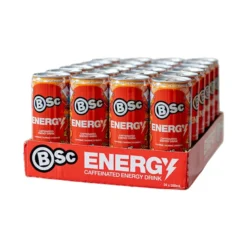 24 x BSc Energy Drink 330 ml Peach Mango