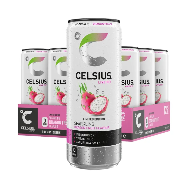 12 x Celsius 250 ml Dragon Fruit