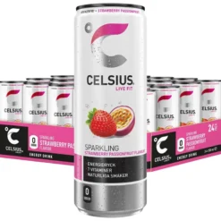 24 x Celsius 355 ml Strawberry Passionfruit