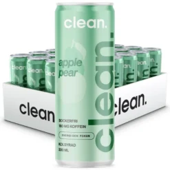 24 x Clean Drink 330 ml Päron/Äpple