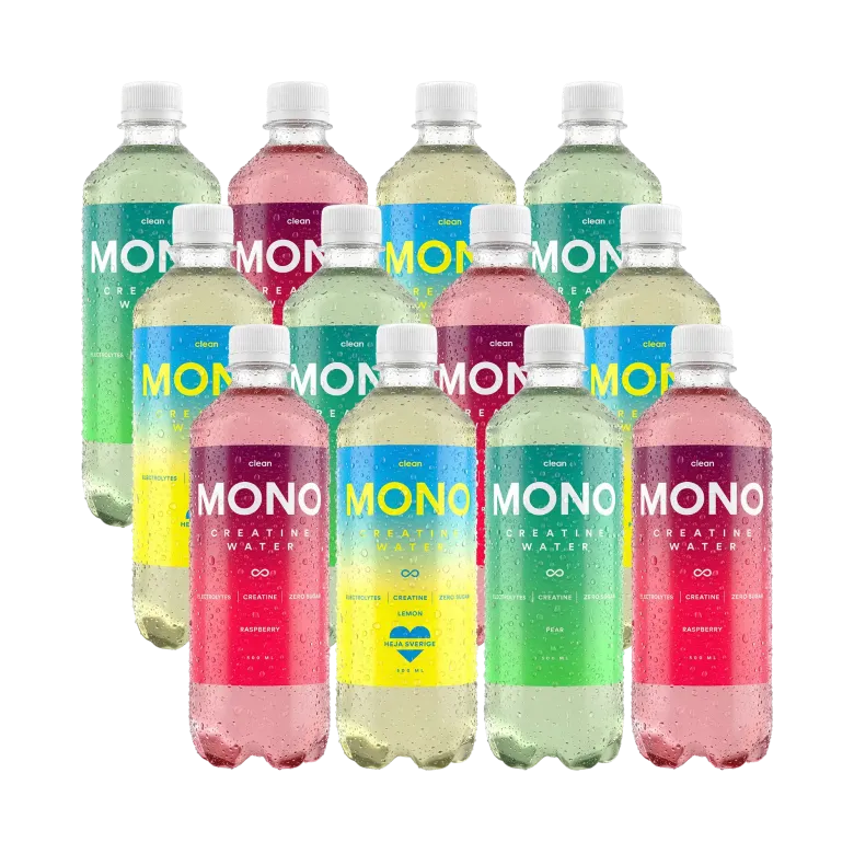 12 x Clean MONO Creatine Water 500 ml Mixflak