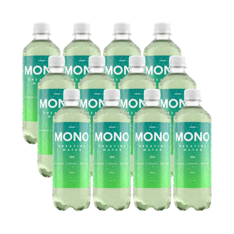 12 x Clean MONO Creatine Water 500 ml Pear