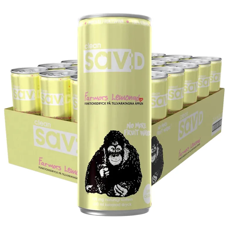 24 x Clean sav:D 330 ml Farmors Lemonad