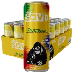 24 x Clean Sav:D 330 ml Fruktsoda