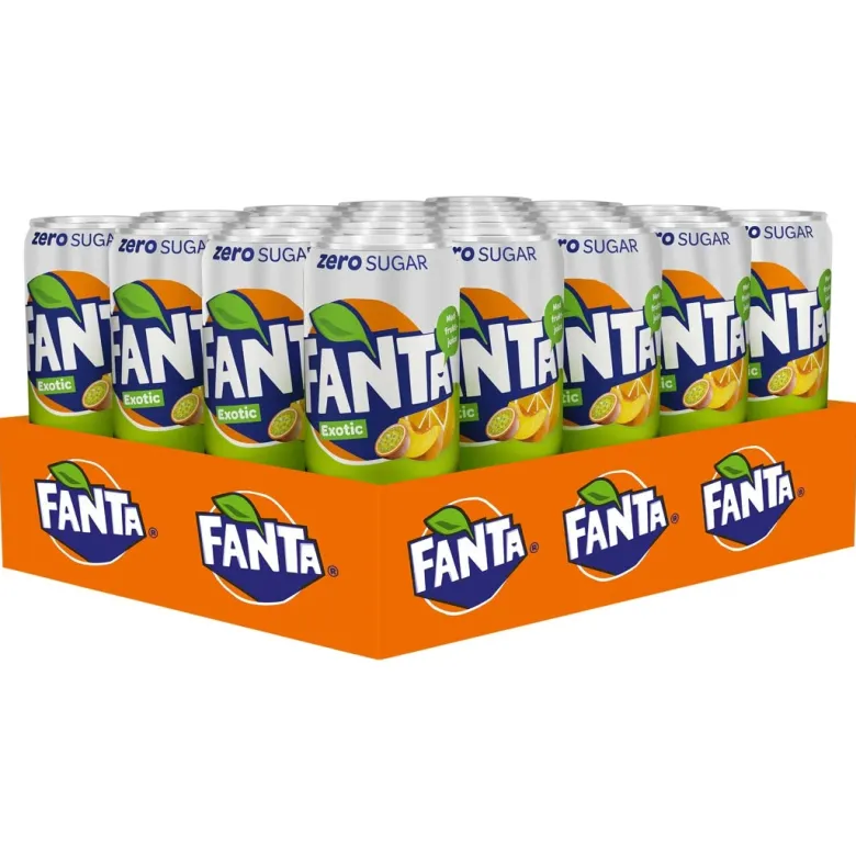 20 x Fanta Exotic Zero 330 ml