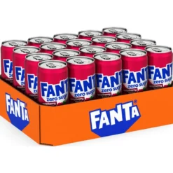 20 x Fanta Raspberry Zero 330 ml