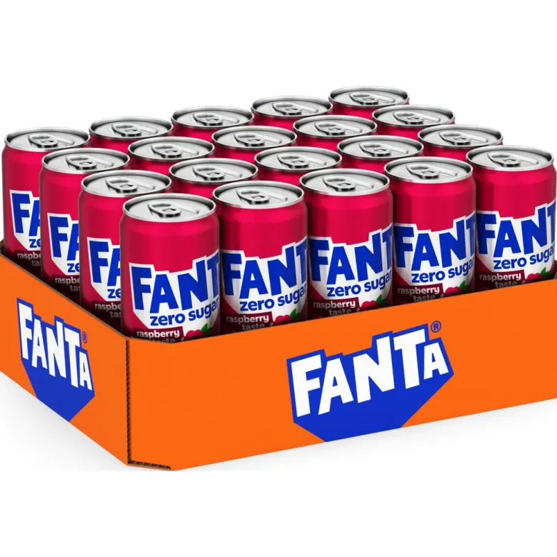20 x Fanta Raspberry Zero 330 ml