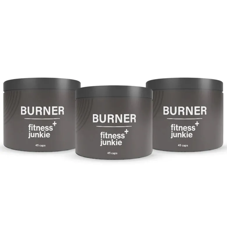 3 x fitnessjunkie Burner 45 caps