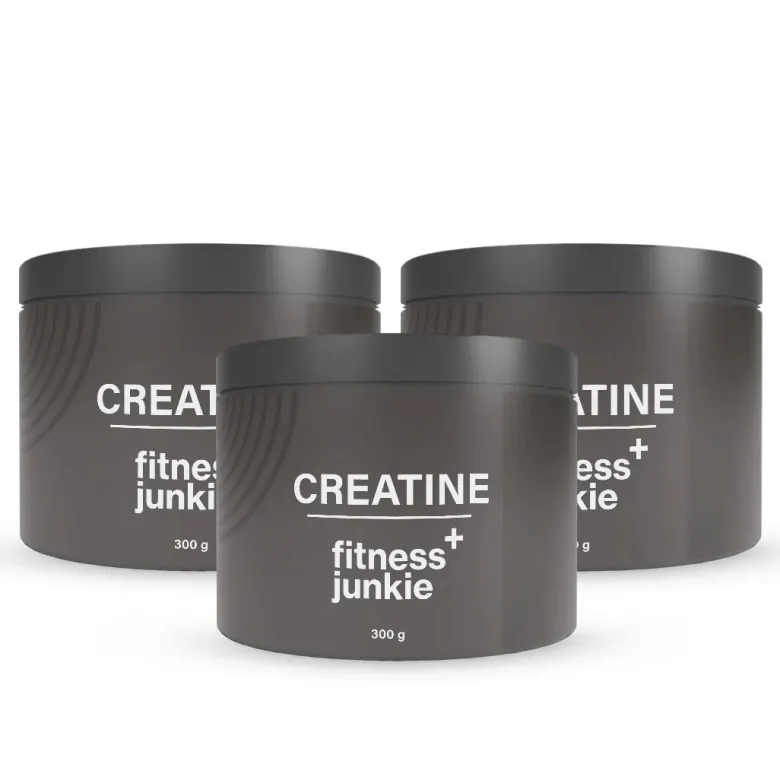 3 x fitnessjunkie Creatine 300 g Kreatin