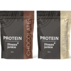 2 x fitnessjunkie Protein 900 g Vassleprotein
