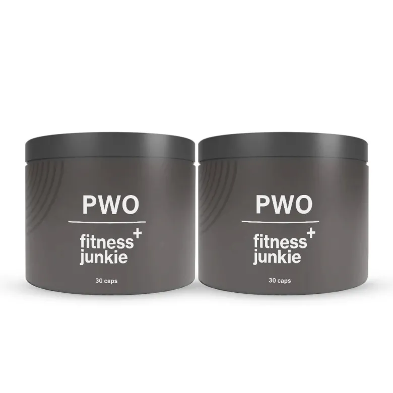 2 x fitnessjunkie PWO 30 caps
