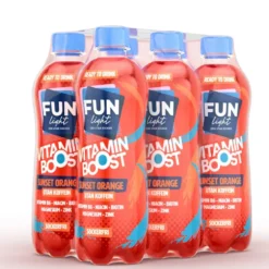6 x Fun Light Vitamin Boost 500 ml Sunset Orange