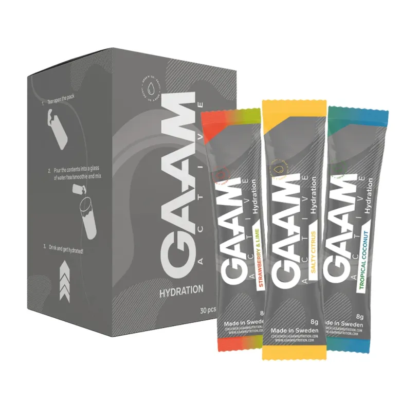 30 x GAAM Active Hydration 8 g Elektrolyter