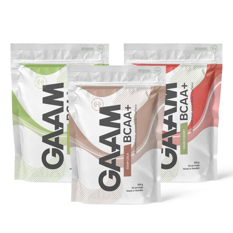 3 x GAAM BCAA + Caffeine 300 g