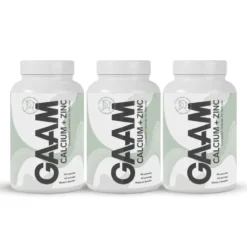3 x GAAM Calcium + Zinc 90 caps