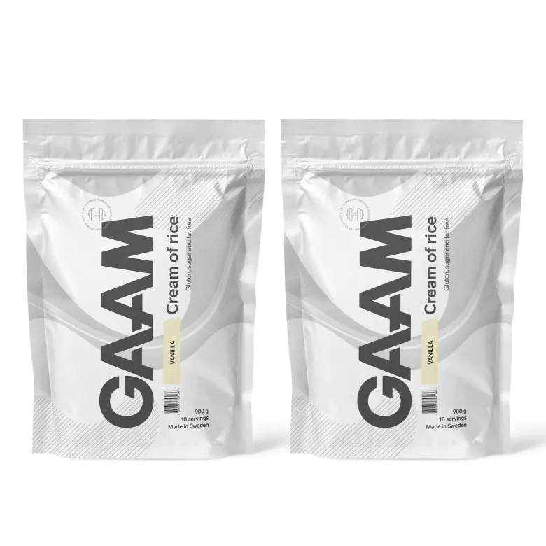 2 x GAAM Cream of Rice 900 g