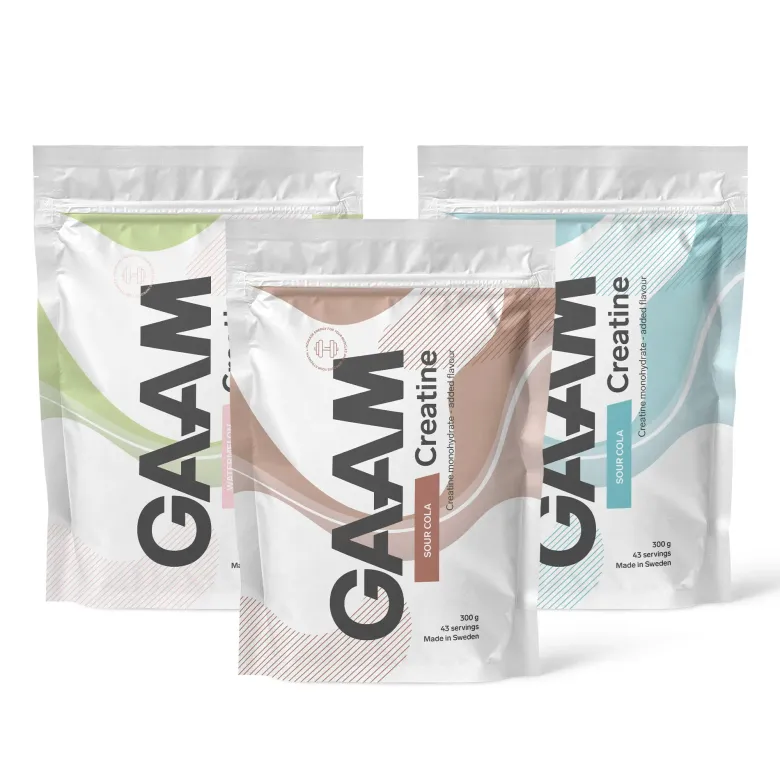 3 x GAAM Creatine 300 g