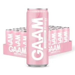 24 x GAAM Energy 330 ml Wild Strawberry