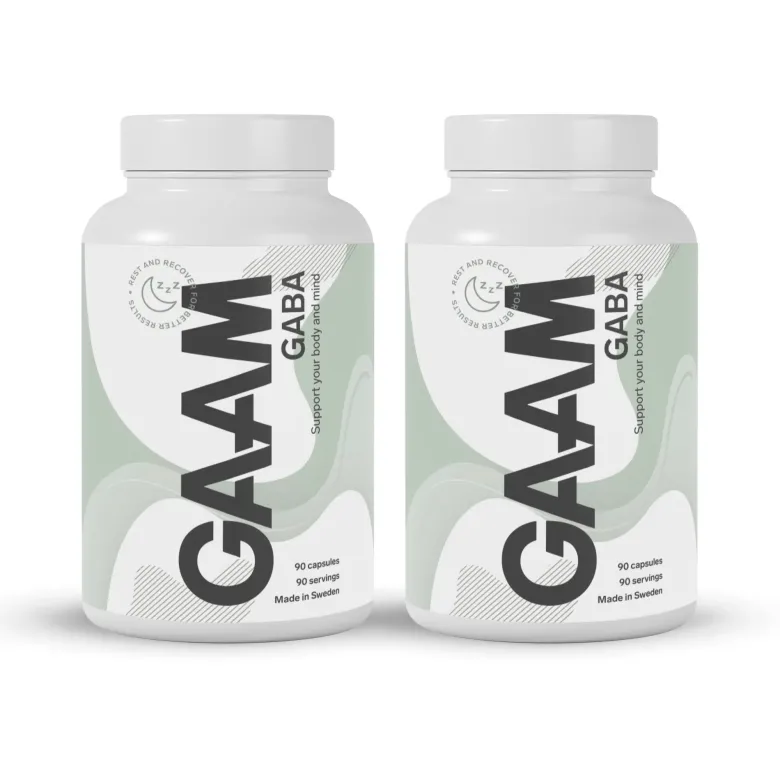 2 x GAAM GABA 90 caps