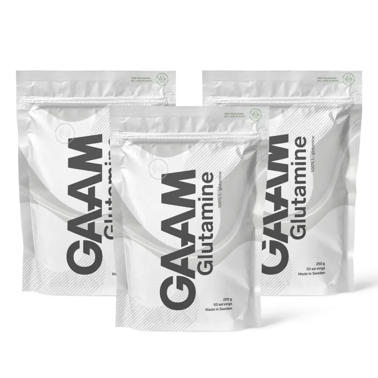 3 x GAAM Glutamine 250 g