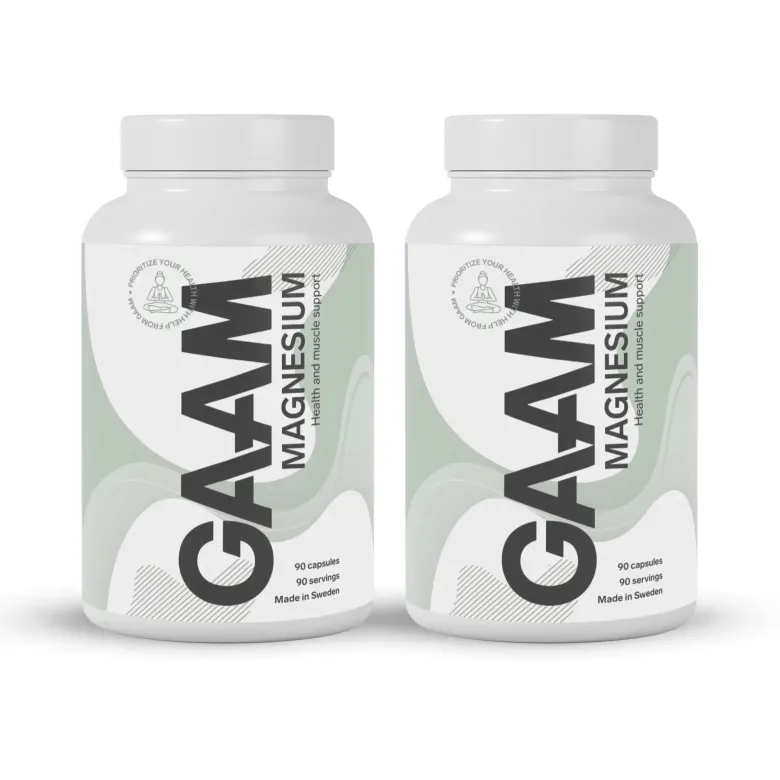 2 x GAAM Magnesium 90 caps