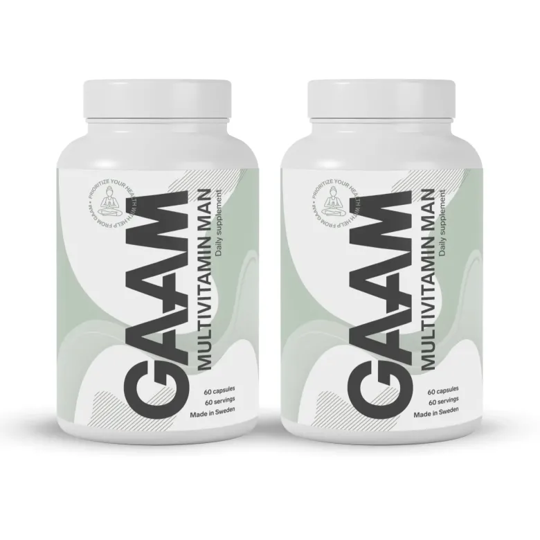2 x GAAM Multivitamin Man 60 caps