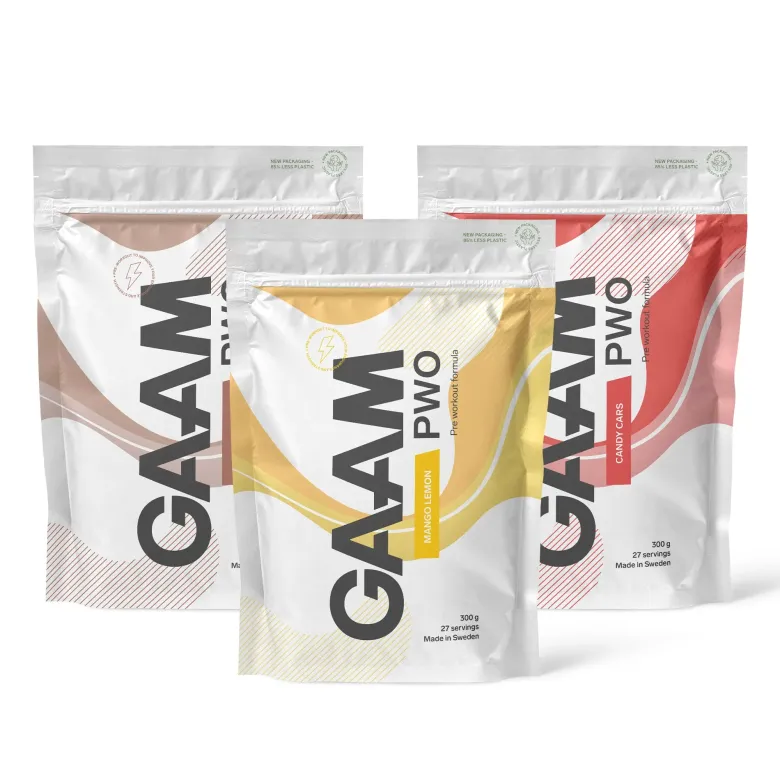 3 x GAAM PWO 300 g