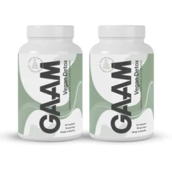 2 x GAAM Vegan Detox 60 caps