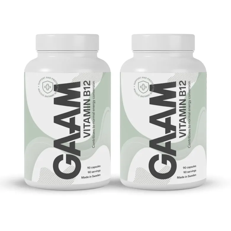 2 x GAAM Vitamin B12 90 caps