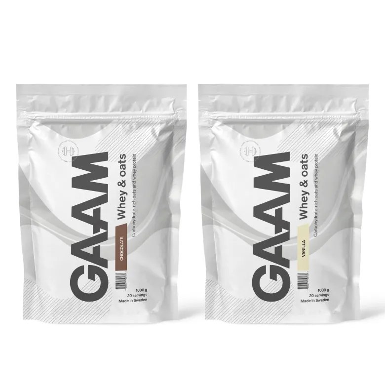 2 x GAAM Whey & Oats 1 kg