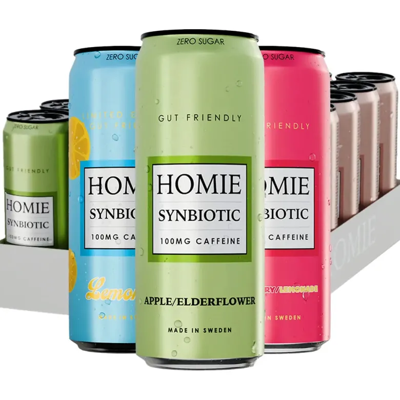 24 x Homie Wake Up Synbiotic 330 ml Mixflak