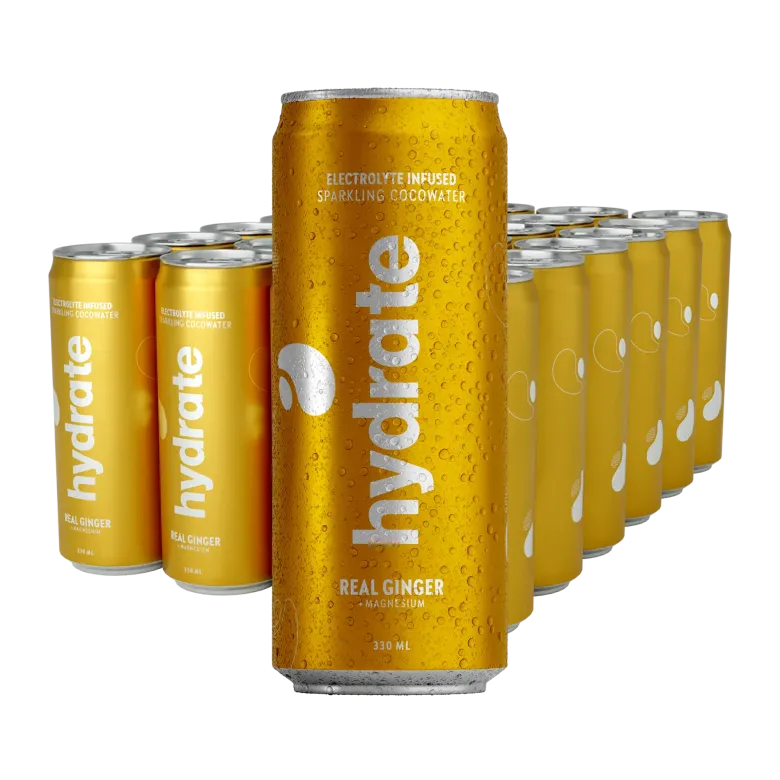 24 x Hydrate 330 ml Real Ginger