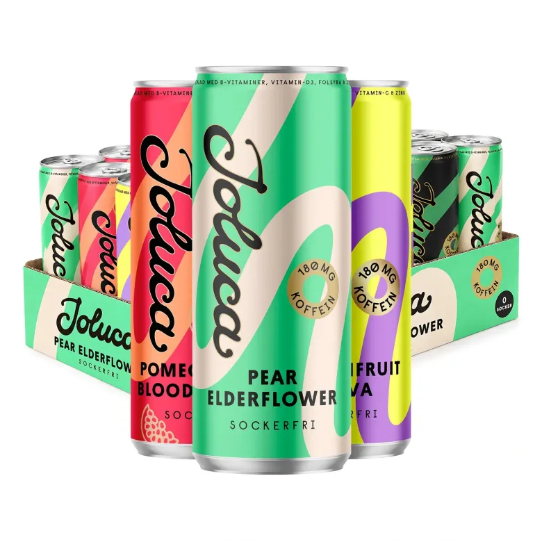 24 x Joluca Energidryck 330 ml Mixflak