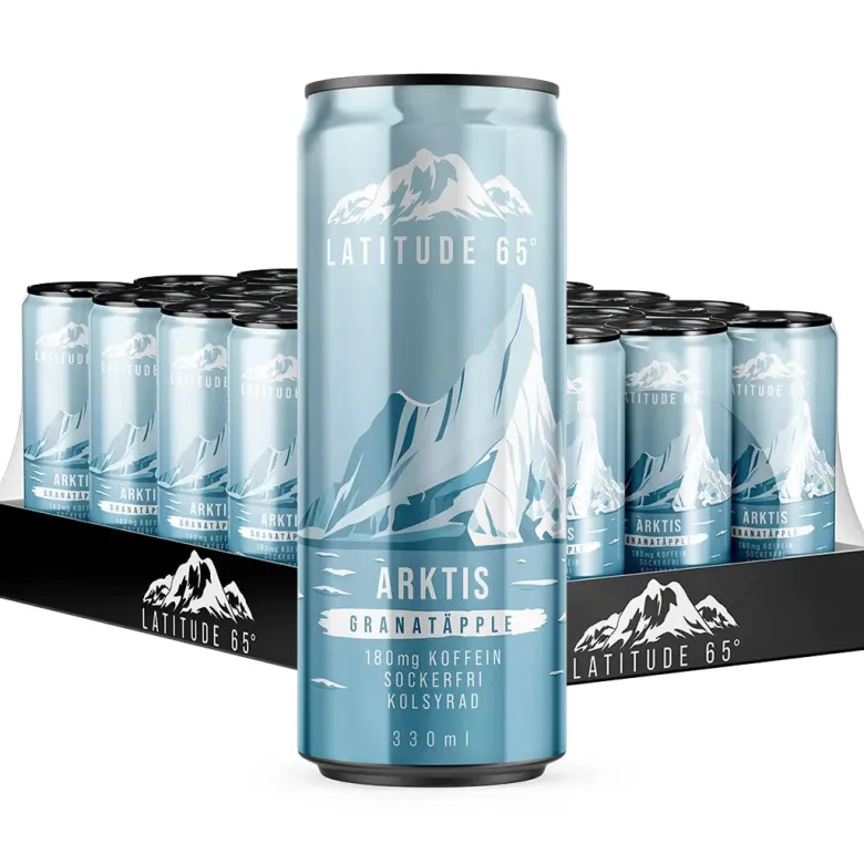 24 x Latitude 65 330 ml Arktis - Granatäpple