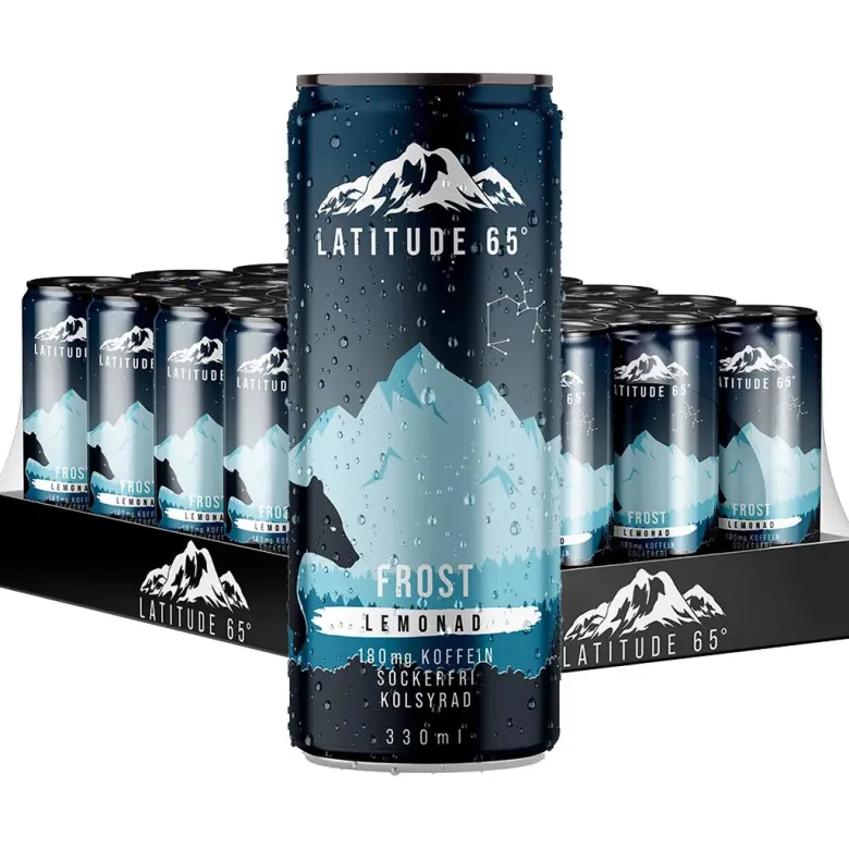 24 x Latitude 65 330 ml Frost - Lemonad