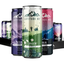 24 x Latitude 65 330 ml Mixflak