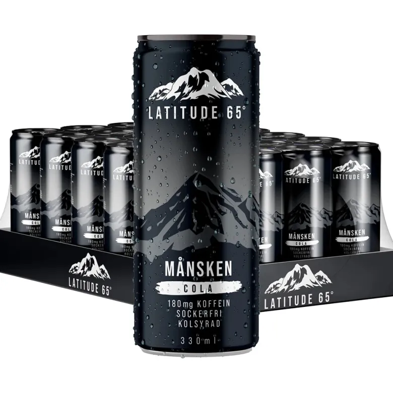 24 x Latitude 65 330 ml Månsken - Cola
