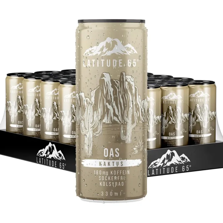 24 x Latitude 65 330 ml Oas - Kaktus