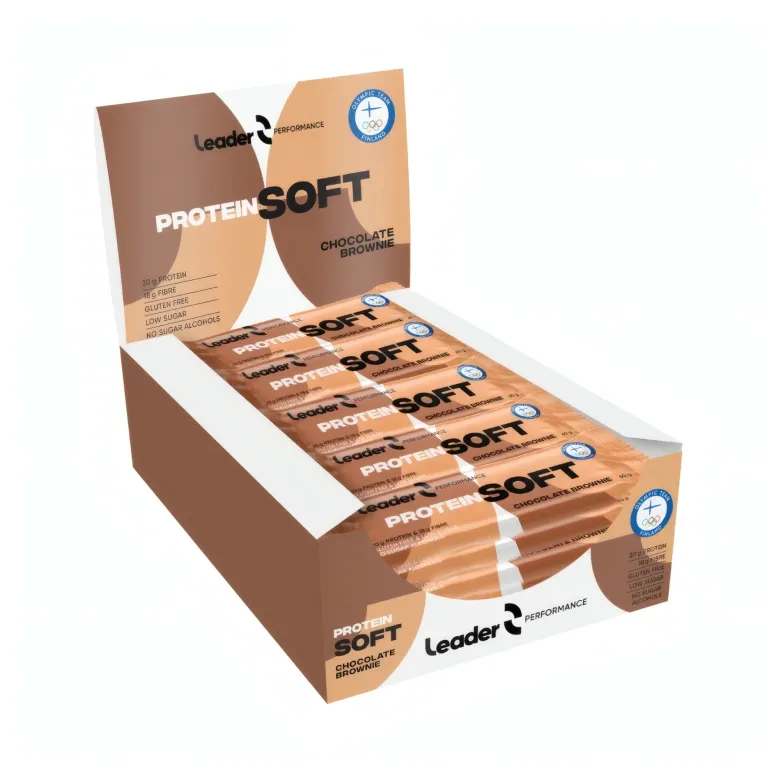 24 x Leader Performance Soft Bar 60 g Mixlåda
