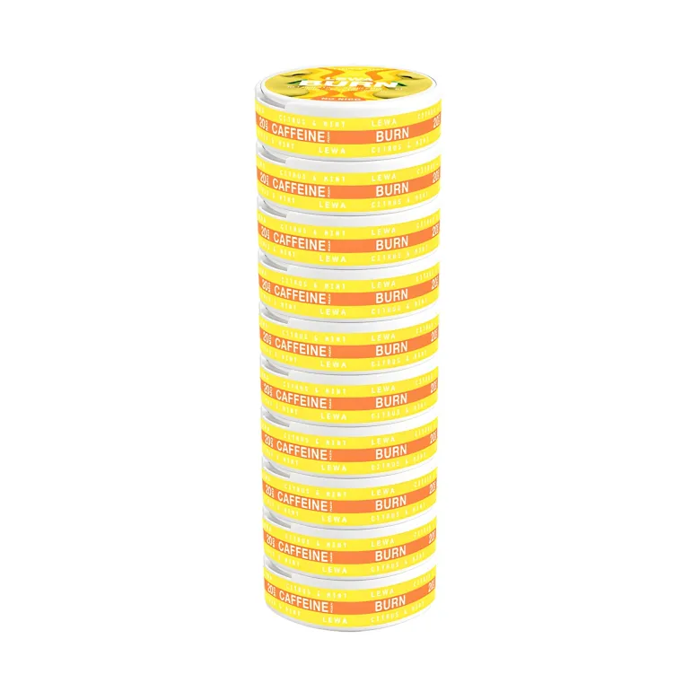 10 x LEWA Burn No Nico Citrus/Mint