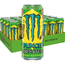 24 x Monster Energy 500 ml Juiced Rio Punch