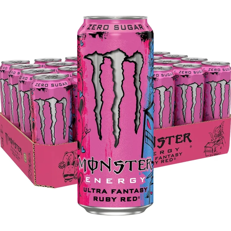 24 x Monster Energy 500 ml Ruby Red