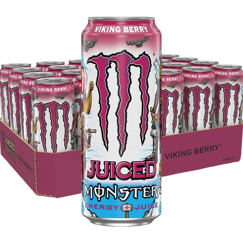 24 x Monster Energy 500 ml Viking Berry