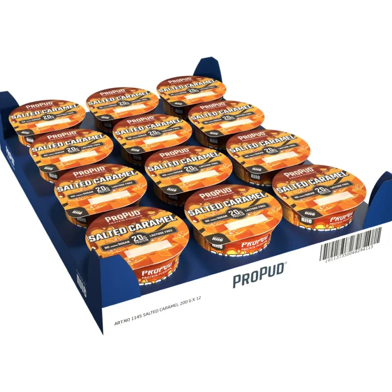 12 x NJIE ProPud 200 g Salted Caramel