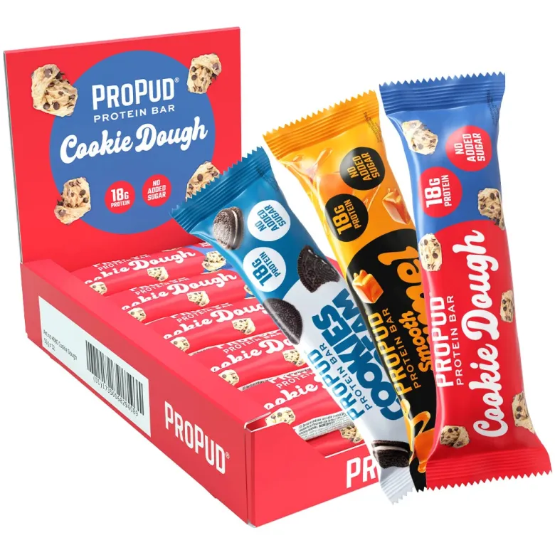 12 x NJIE ProPud Proteinbar 55 g Mixlåda