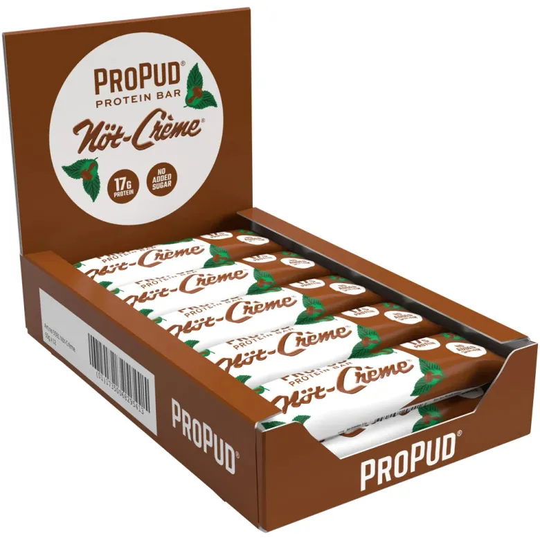 12 x NJIE Propud Proteinbar 55 g Nöt-Creme
