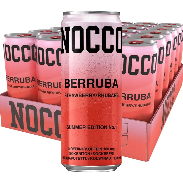 24 x NOCCO BCAA 330 ml Berruba